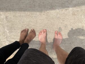 Hindu Temple barefoot